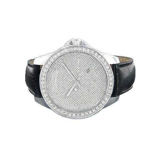 Iced Out Watches: Mens Diamond Watch 2Ct