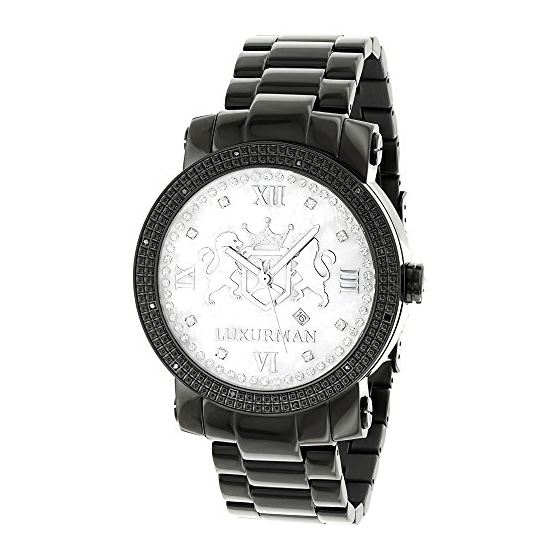 Designer Large Watches: Phantom Black Diamond Watc