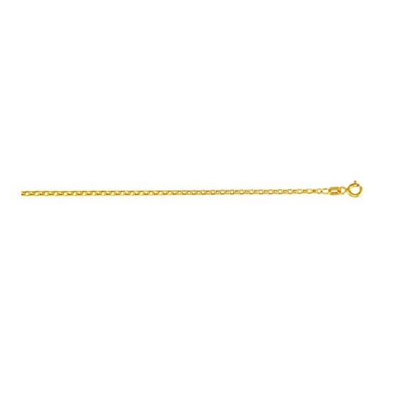 "14K Yellow Gold Rolo Chain 20"" inches long x wide"