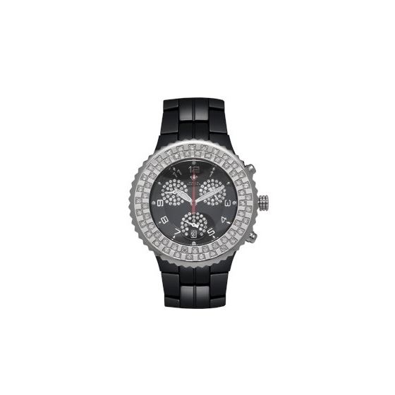 Ladies' Ceramic Diamond Watch, 1.25 Ctw-