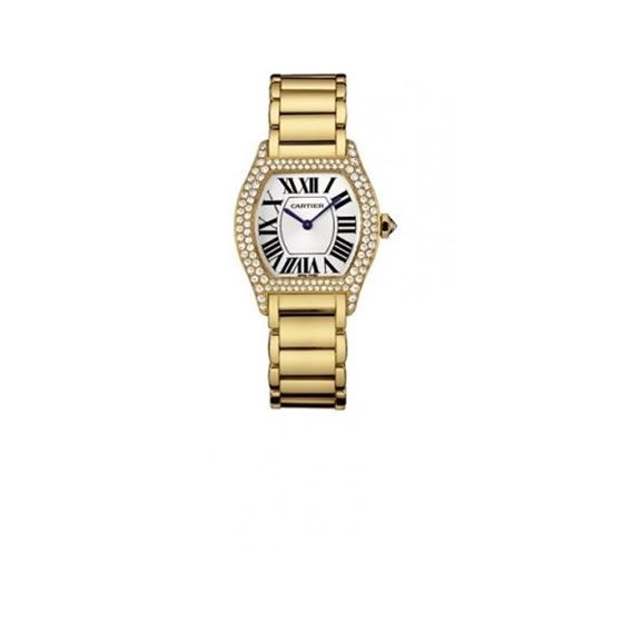 Cartier Tortue 18k Yellow Gold Ladies Watch WA5048W8