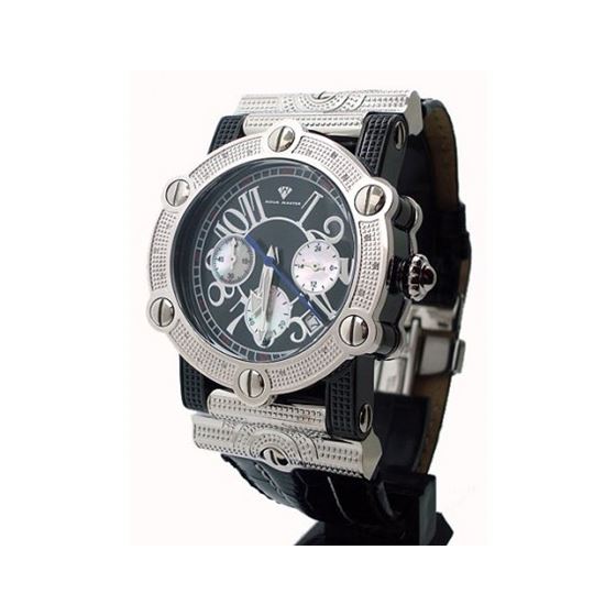 Aqua Master Unisex Diamond Watch 0.18ct W #145