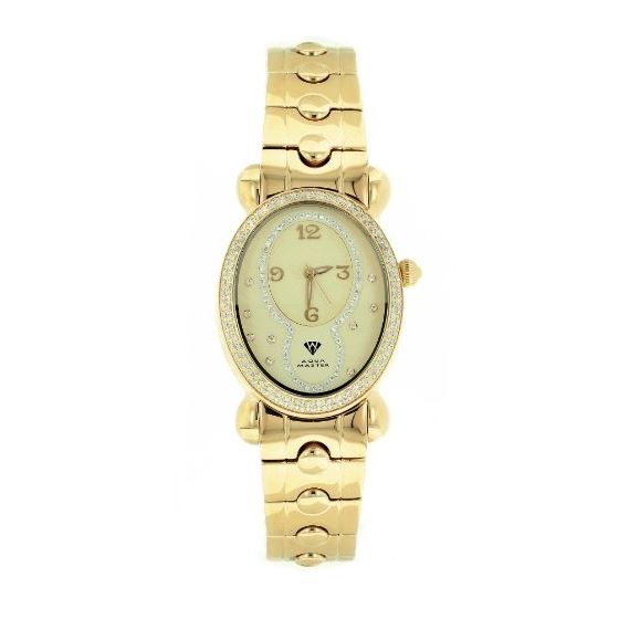 Women's Symmetry Gold-PVD Stainless Steel 1.0C