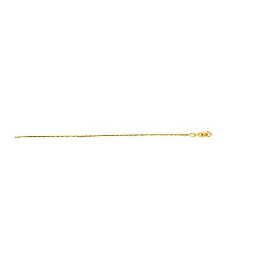 "14K Yellow Gold Franco Chain 20"" inches long x0.9mm wide"