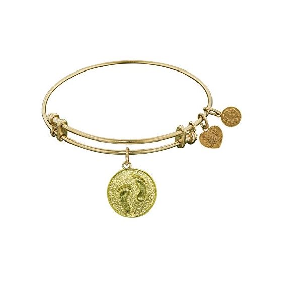 Angelica Ladies Inspirational Collection Bangle Charm 7.25 Inches (Adjustable) GEL1012