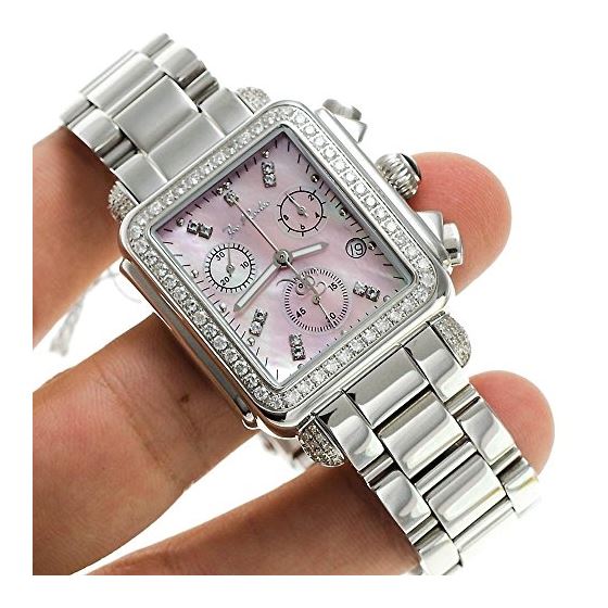 Diamond Ladies Watch - MADISON Silver 2 Ctw-3