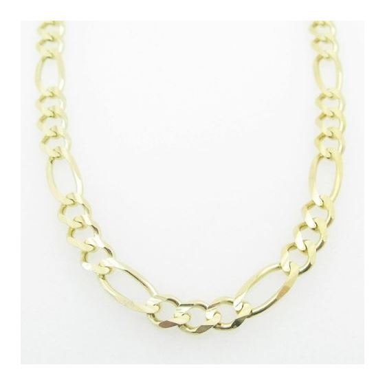 Mens Yellow-Gold Figaro Link Chain Length - 22 inches Width - 5.5mm 3