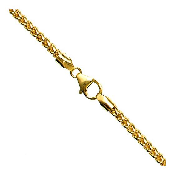 10K YELLOW Gold SOLID FRANCO Chain - 26 Inches Long 3.5MM Wide 1