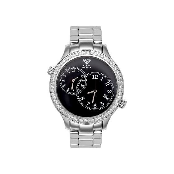 NEW! Men's Rio Two-Time-Zone Diamond Watch, 2.