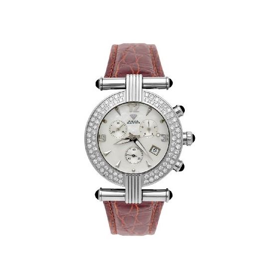 NEW! Ladies' Two-Row Big Diamond Watch, 2.80 C