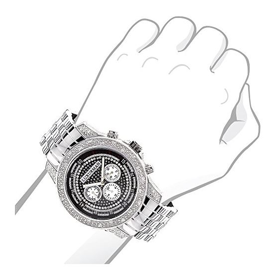 Mens Diamond Watch: LUXURMAN 0.50Ct-3