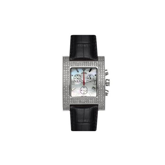 Unisex Square Diamond Watch, 2.75 Ctw