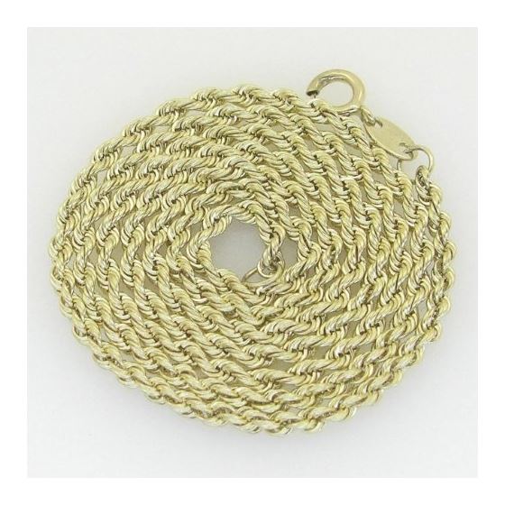 10K Yellow Gold rope chain GC18 1