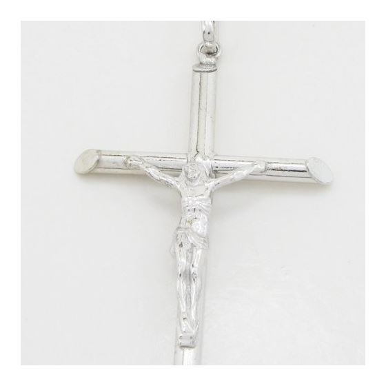 Jesus cut crucifix cross pendant SB34 33mm tall and 19mm wide 3