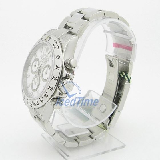 Rolex Daytona White Index Dial Oyster Bracelet Mens Watch 3