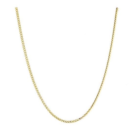 14K Yellow Gold Franco Chain 4Mm Wide Diamond Cu-3