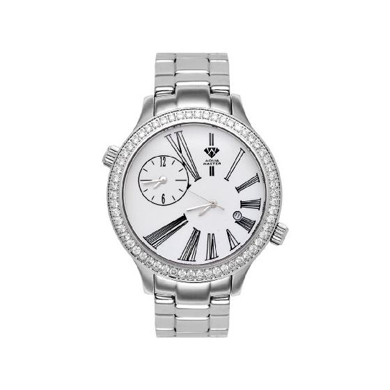 NEW! Men's Rio Two-Time-Zone Diamond Watch, 2.