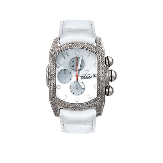 Aqua Bubble Diamond Watch - Full Diamond Case