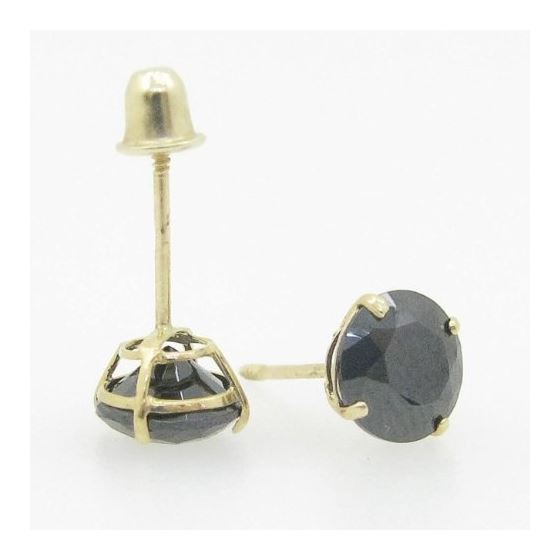 Unisex 14K solid gold earrings fancy stud hoop huggie ball fashion dangle swag 3