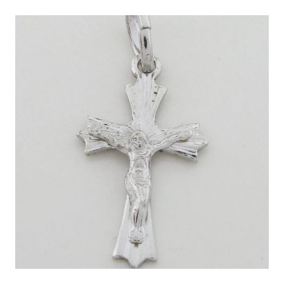 Fancy structure jesus crucifix cross pendant SB51 30mm tall and 14mm wide 3