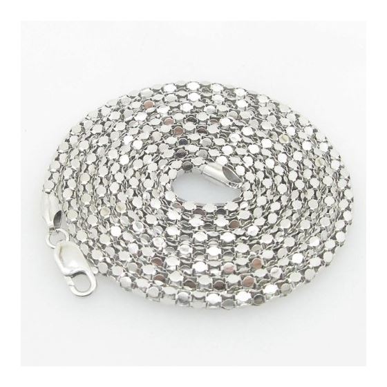 Mens .925 Italian Sterling Silver Popcorn Link Chain Length - 36 inches Width - 3.5mm 1