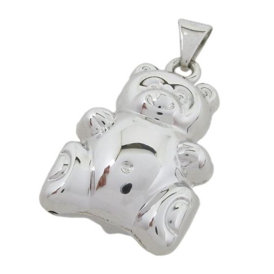 Teddy bear pendant SB52 45mm tall and 25mm wide 1