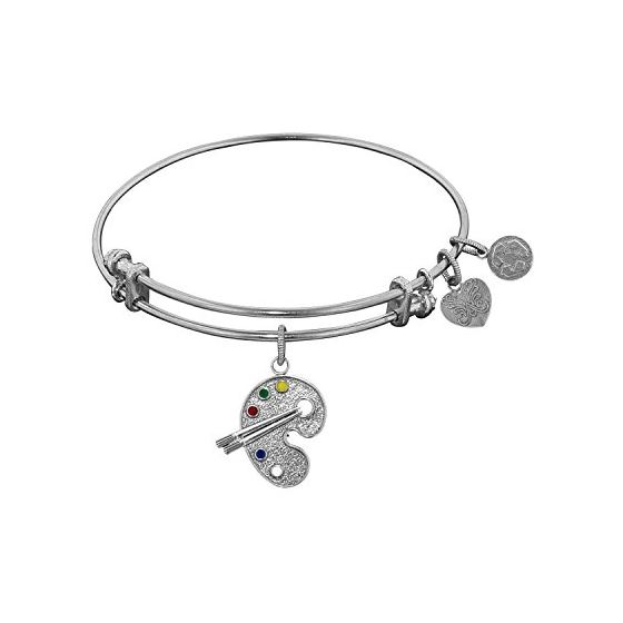 Angelica Ladies Sports and Hobbies Collection Bangle Charm 7.25 Inches (Adjustable) WGEL1202