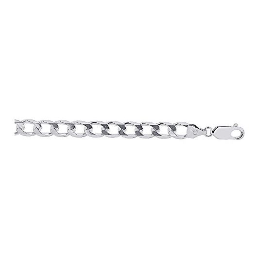 Sterling Silver 5.2 mm Wide Cuban Curb Link Chain Necklace