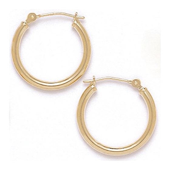14K Gold Hoop Earrings HE36