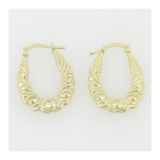 Ladies 10K Gold and .925 Italian Sterling Silver Earrings Stud Hoop Huggie Ball Fashion Dangle Swag 