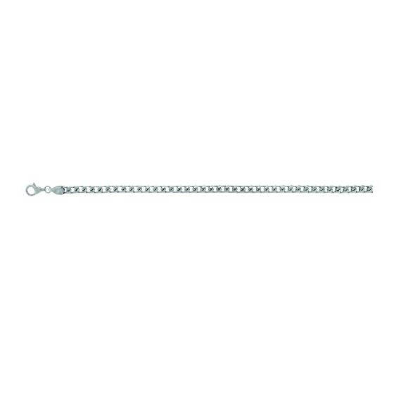 Sterling Silver 4.8 mm Wide Soft Franco Chain 22 Inch Long