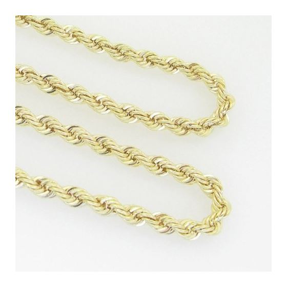 10K Yellow Gold rope chain GC4 3