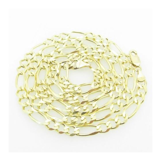 Mens Yellow-Gold Figaro Link Chain Length - 24 inches Width - 5.5mm 1