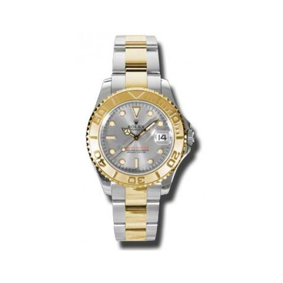 Rolex Watches  YachtMaster MidSize Steel and Gold 168623 pl