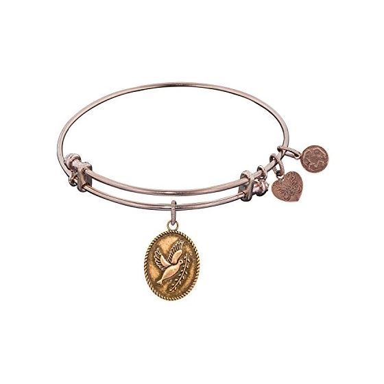 Angelica Ladies Spiritual Collection Bangle Charm 7.25 Inches (Adjustable) PGEL1075