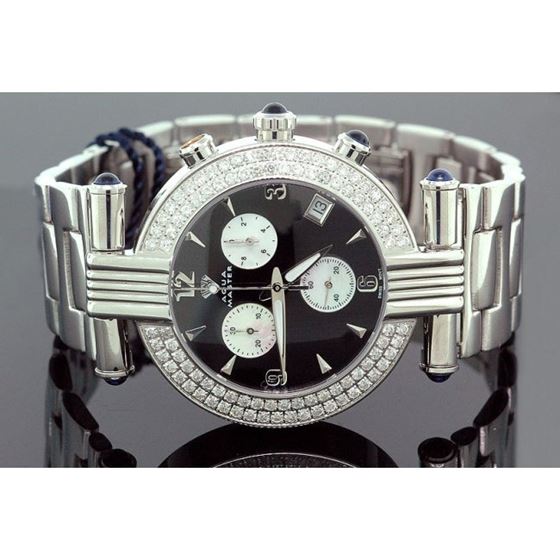 Unisex Aqua Master Diamond Watch 3.25 ct w-93a 1