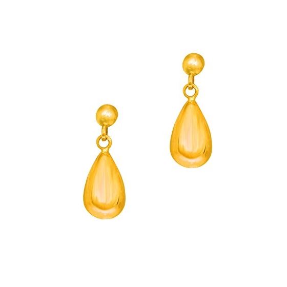 14K Yellow Gold Ladies POST Earrings ER3460