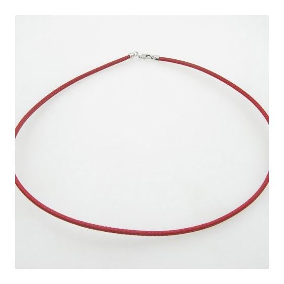 Unisex genuine leather braided cuff crystal necklace bangle jewelry swag red leather necklace 1