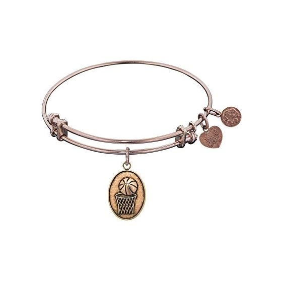 Angelica Ladies Sports and Hobbies Collection Bangle Charm 7.25 Inches (Adjustable) PGEL1043