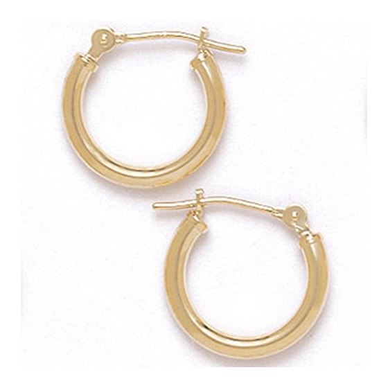 14K Gold Hoop Earrings HE34