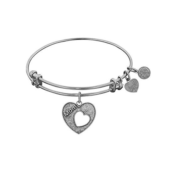 Angelica Ladies Mom and Family Collection Bangle Charm 7.25 Inches (Adjustable) WGEL1004