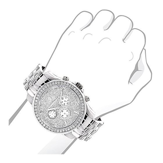 Watches Mens Diamond Watch 3Ct-3