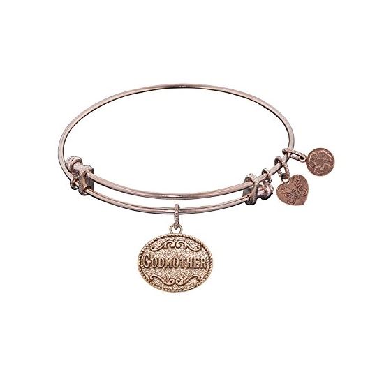 Angelica Ladies Mom and Family Collection Bangle Charm 7.25 Inches (Adjustable) PGEL1041