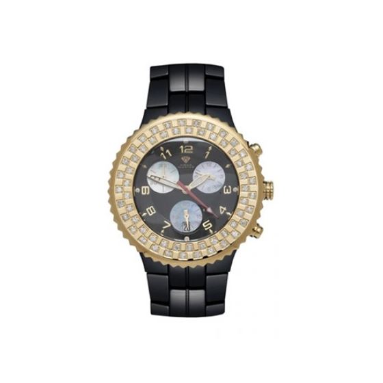 Aqua Master Unisex Ceramic Diamond Watch 12-5W
