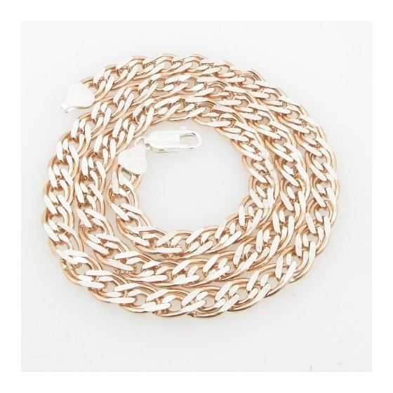 925 Sterling Silver Italian Chain 24 inches long and 6mm wide GSC8 3