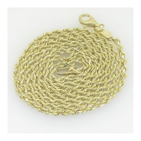 10K Yellow Gold rope chain GC16 1