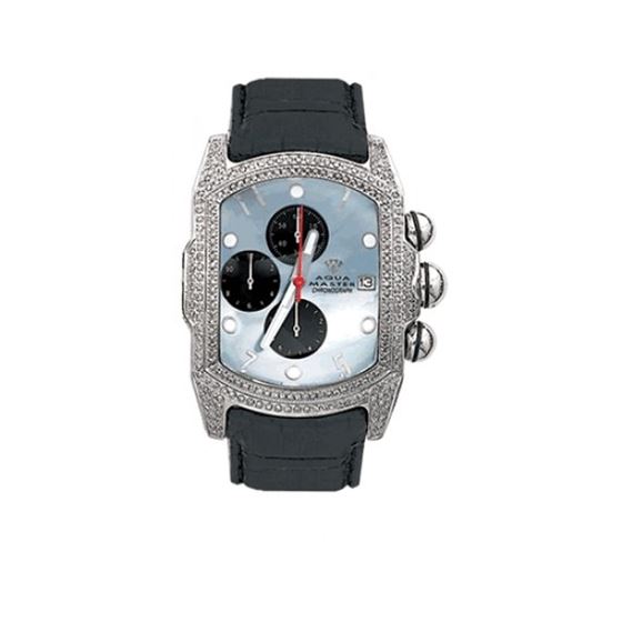 Aqua Bubble Diamond Watch - 1/2 Case Full Diamonds
