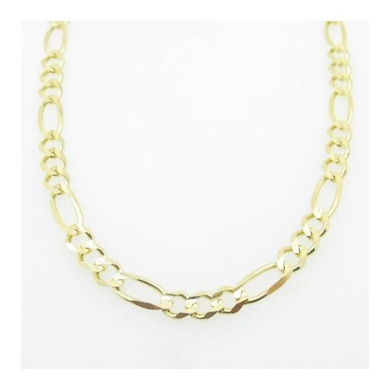 Mens Yellow-Gold Figaro Link Chain Length - 24 inches Width - 5.5mm 3