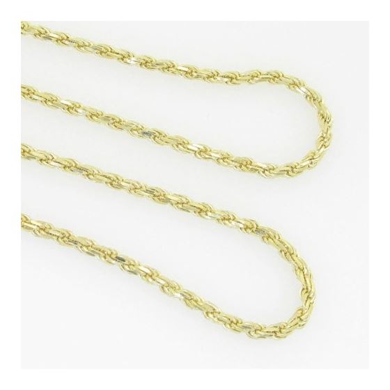 10K Yellow Gold rope chain GC2 3