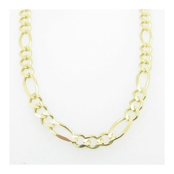 Mens Yellow-Gold Figaro Link Chain Length - 24 inches Width - 4.5mm 3